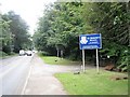 Entrance to St Edmunds School on the A3