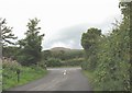 Junction of the road from the Rynys Caravan Park and the A 5025