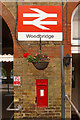 Victorian postbox, Woodbridge station