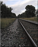 SD4501 : Railway line near Sidings Lane by Gary Rogers