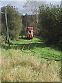 Seaton tram heading inland