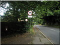 Post box at the junction of Churt and Tilford Roads