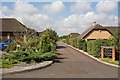 Bungalows west of West Hill Road North, South Wonston