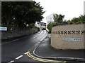 Belmont Road at the junction with Belmont Avenue.