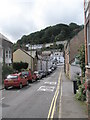 Looking down Cross Street towards Lydiate Lane