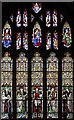 SD4983 : St Peter's Church, Heversham, Cumbria - Window by John Salmon