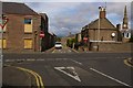 Lour Road, Forfar at its junction with St. James Road and The Vennel