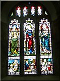 SX7176 : Stained glass window, St Pancras Church, Widecombe-in-the-Moor by Maigheach-gheal