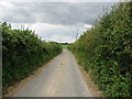 TR2540 : Looking NW along road from St Mary's church by Nick Smith