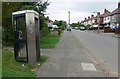 Phonebox along Mill Lane