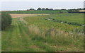 Footpath swinging to the north from Church End, Shotley