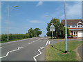 A view of Woodlands Road and the entrance to Foxglove.