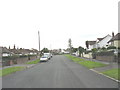 View south along Maes y Castell road