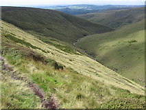 SK0893 : Above Crooked Clough by Chris Wimbush
