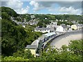 The western end of the promenade, Pendine