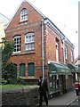 Rear of florists near St Peter and St Mary, Barnstaple