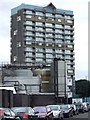 Brewery and tower block