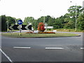 Sponsored roundabout on A258 outside Sandwich