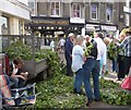 Selling hops at the Hop Festival in East Street