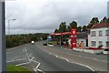 A Road and a Petrol Station