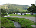 Campsite at Llanllwyda