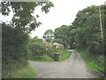 Minor junction on the lane leading east from Rhoscefnhir to the A 5025