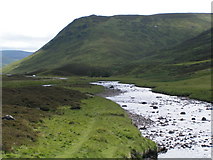 NO1486 : Glen Clunie looking south from the bridge by Rob Purvis