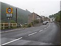 Entering Lluest on the A4064