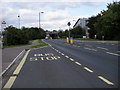 Bus Stop on Wide Lane