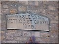 Inscribed stone on Fourstones with Warden Methodist Church