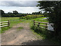 Back gate to Bosbury Nurseries