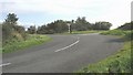 Road junction at the eastern outskirts of Llanddona