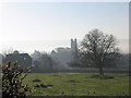 Pastureland, Wrington,on a misty day.