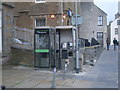 Telephone boxes outside the Masonic Hall, Stromness