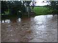 The water monitoring station on the river Exe at Thorverton Bridge