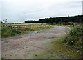 Entrance onto Little Snoring Airfield