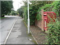 SU0806 : Three Legged Cross: postbox № BH21 207, Church Road by Chris Downer