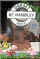 Sixpenny Handley: old fingerpost finial