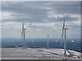 SD8317 : Scout Moor Wind Farm Turbines 7, 8 and 3 by Paul Anderson