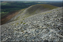 NY2529 : Scree on Skiddaw by Philip Halling
