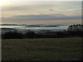 Temperature Inversion near Cheadle, Staffs.