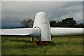 NZ0077 : Wind turbine rotor by Dean Allison