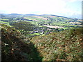 Clunbury village from its hill