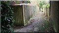 Junction of footpaths in Haslemere