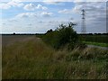 Farmland alongside Harby Lane