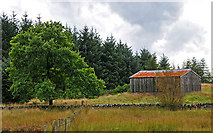NN8712 : Old barn by Dr Richard Murray