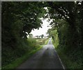 The climb uphill  to the village of Rhosmeirch