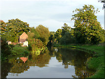 SK0021 : Trent and Mersey Canal at Colwich, Staffordshire by Roger  D Kidd