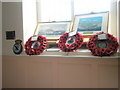 Poppies on the windowsill at St George