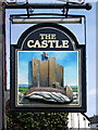 Sign for The Castle pub